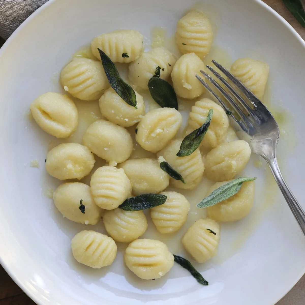 Golden brown homemade potato gnocchi, light, fluffy, and perfect for dinner tonight.