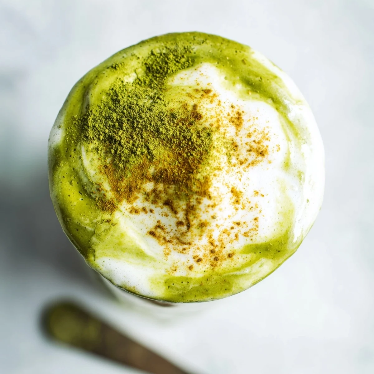Matcha Eggnog Collagen Smoothie