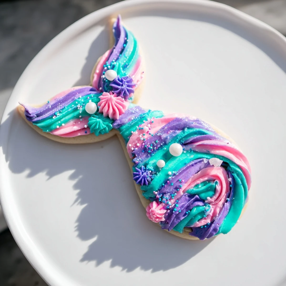 These delicate mermaid tail sweets are perfect treats, with an ocean of beautiful colors and textures.