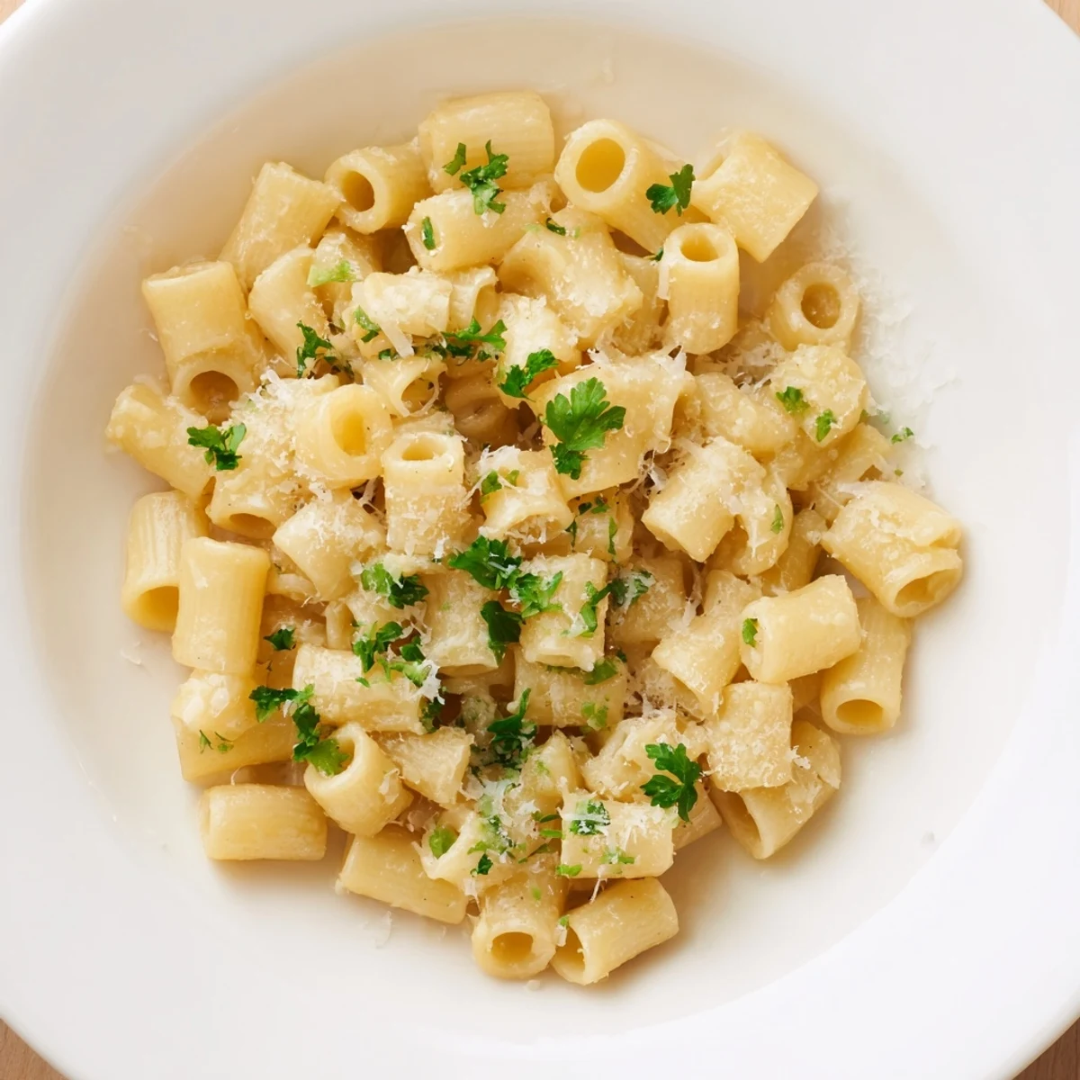 One Pot Garlic Butter Ditalini