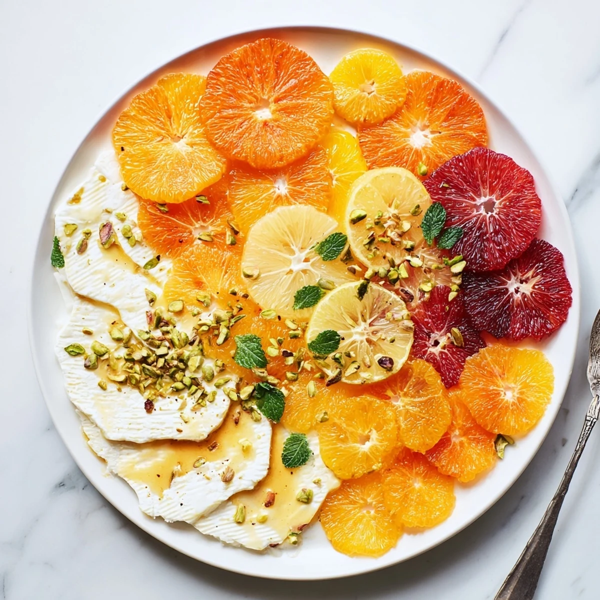 Enjoy this refreshing Clockwork Orange cheese board: vibrant citrus and creamy cheese make the best appetizer.