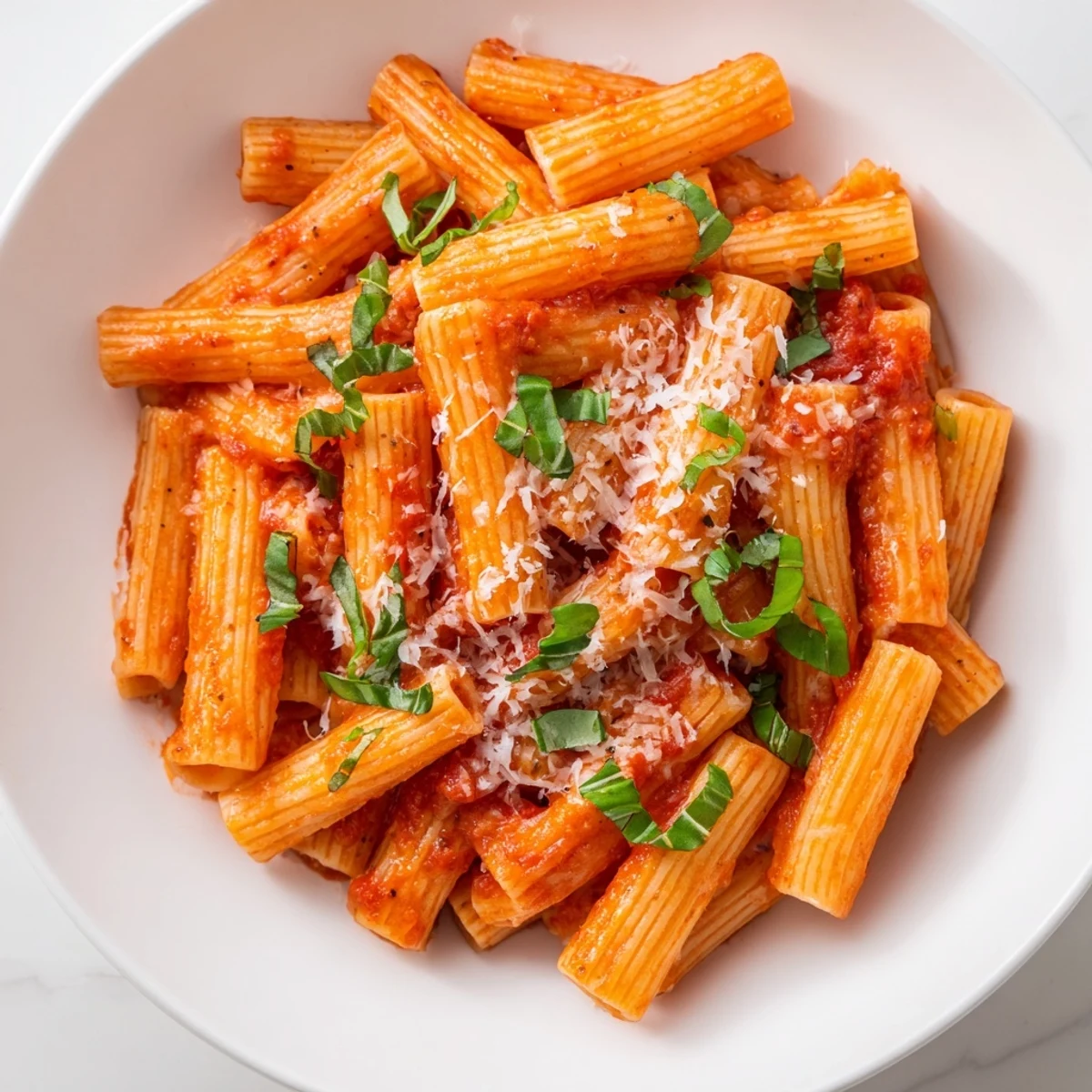 Grated Parmesan cheese atop a bowl of flavorful Microwave Bowl Pasta, a satisfying meal.