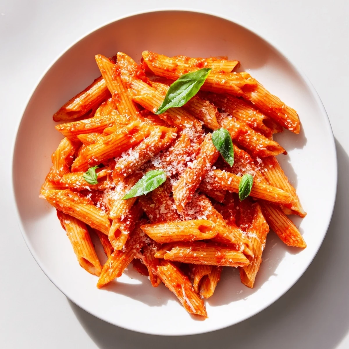 A close-up of a delightful Microwave Bowl Pasta dish, perfect for a quick, warm lunch.