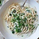 Creamy Greek Yogurt Spinach Pasta
