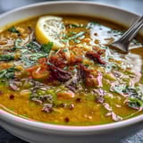 Turmeric Lemon Lentil Soup