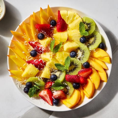 Tropical Pineapple Fruit Platter