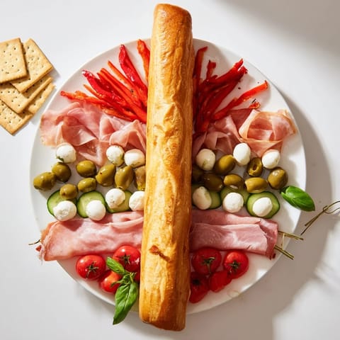 Delicious Fractal Tree Branching Bread Platter featuring colorful veggies and cheeses perfect for sharing.