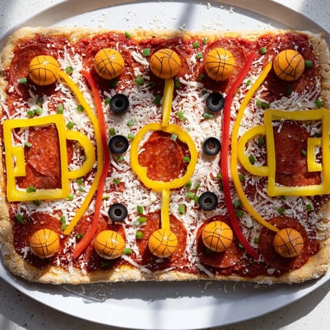 Basketball Court Pizza Fun