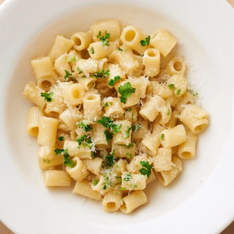 One Pot Garlic Butter Ditalini