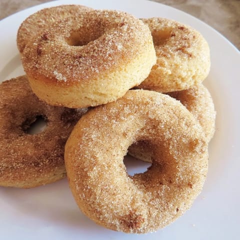 Cinnamon Sugar Baked Donuts
