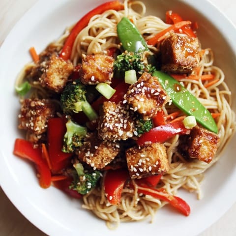 Sesame Ginger Tofu Stir-Fry