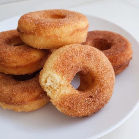 Quick Fluffy Air Fryer Donuts