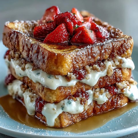Spring Brunch Strawberry French Toast