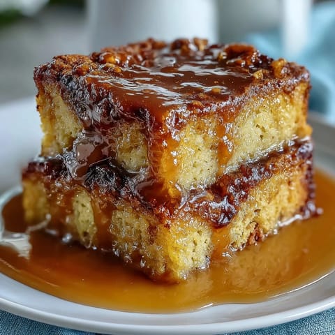Moist dandelion honey cake topped with glossy lemon glaze, golden crumb and bright citrus drizzle on white plate.