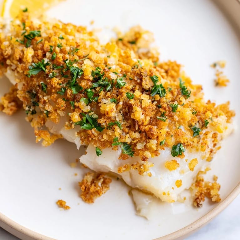 Delicious golden baked cod, a comforting American dish, perfect for a weeknight dinner.