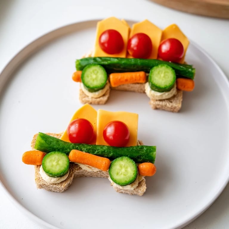 Easy to assemble Road Trip Ready Car-Shaped Lunch, perfect for a fun and nutritious meal.