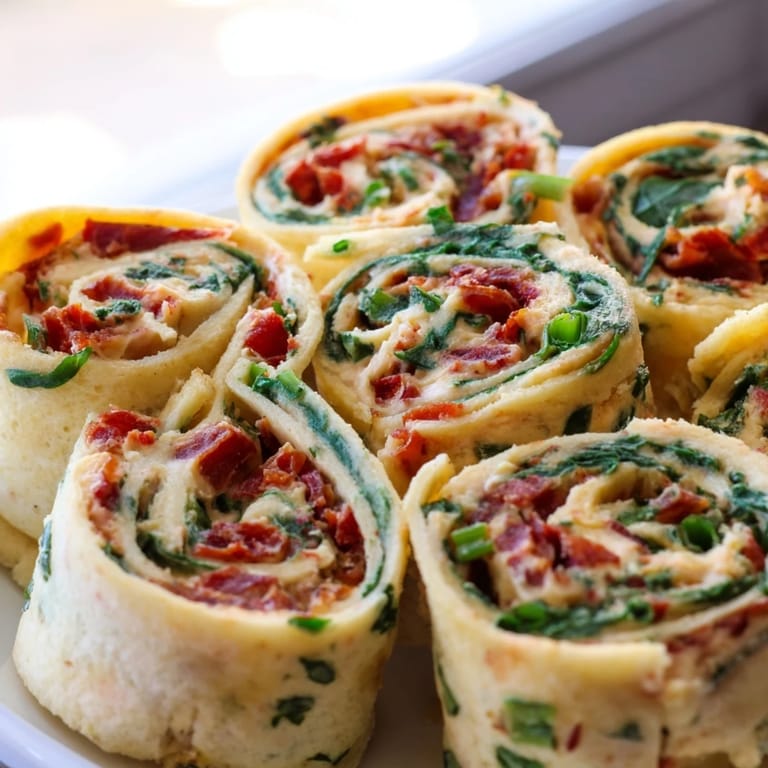 Festive Christmas Scarf Tortilla Roll-Ups, showcasing colorful spirals of cream cheese and fresh, crisp vegetables; perfect appetizer!