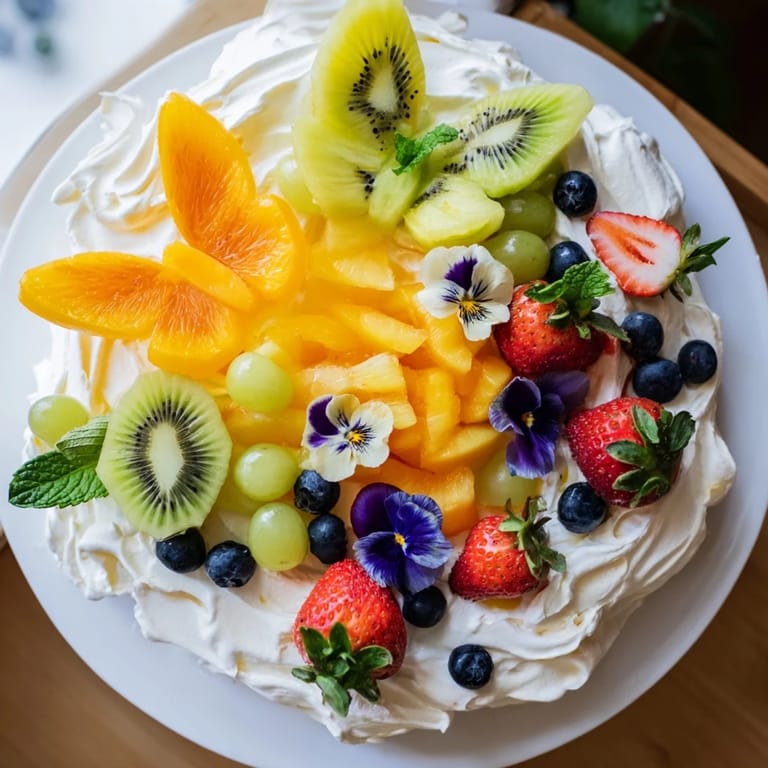 Vibrant Butterfly Fruit and Cream Cheese Board bursting with fresh berries, butterfly-shaped pineapple, and cookies.