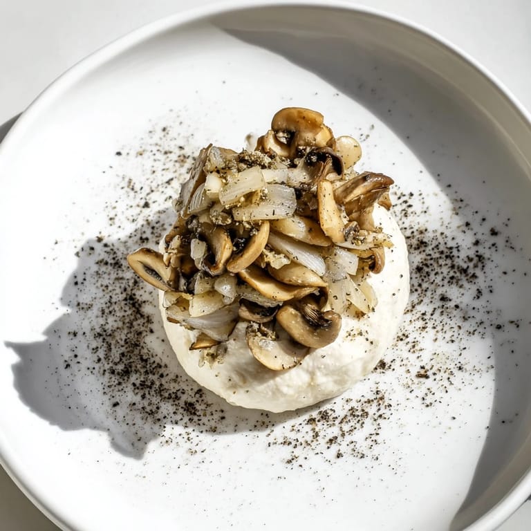 The Ghostly Gala features perfectly poached chicken, served with a velvety cauliflower base.