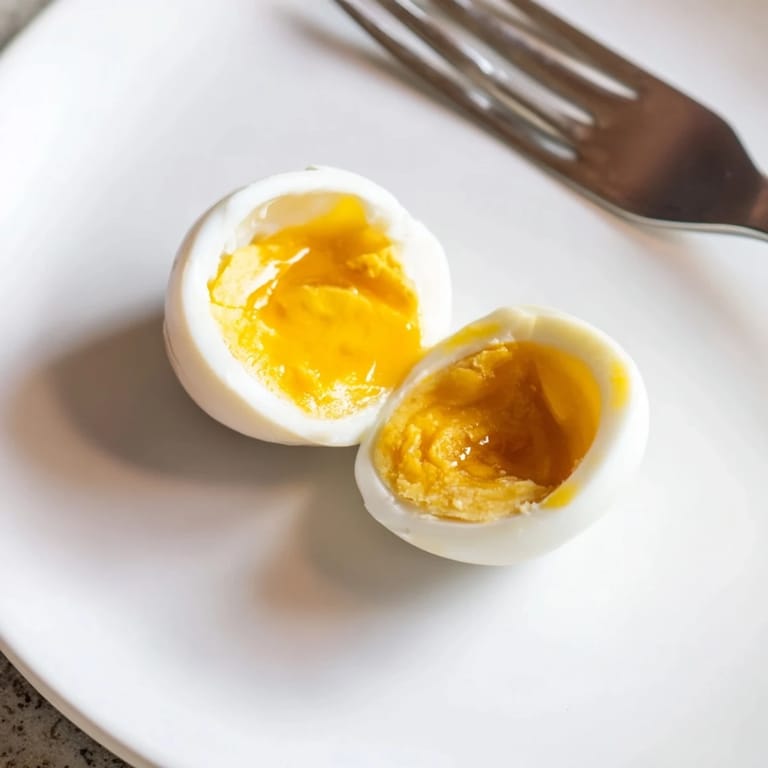 These air fryer boiled eggs look delicious, perfect for salads and a quick protein boost.