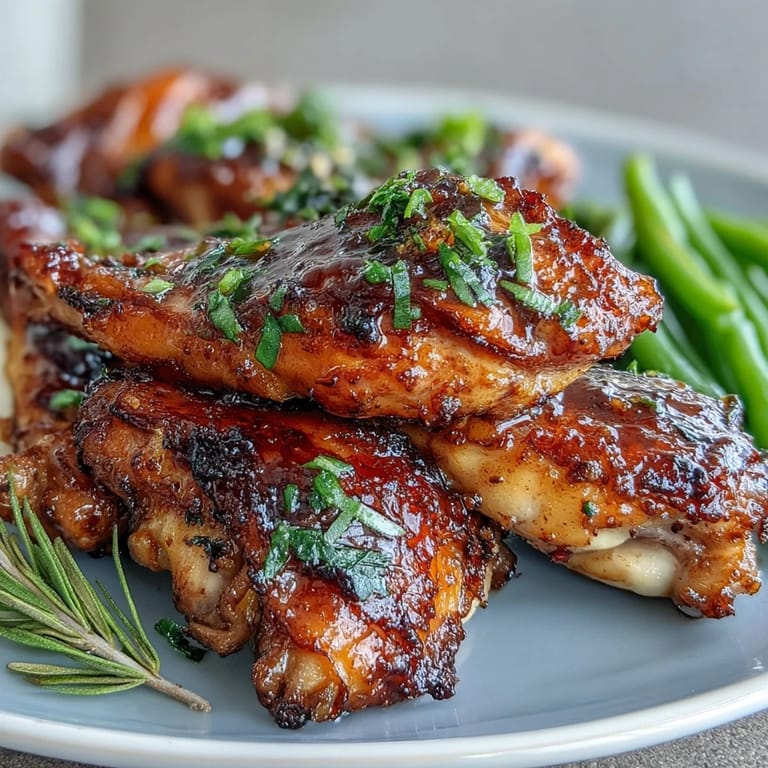 Honey Mustard Chicken with Green Beans: juicy chicken seared and baked in a zesty honey-mustard glaze, paired with vibrant green beans for an easy spring meal.