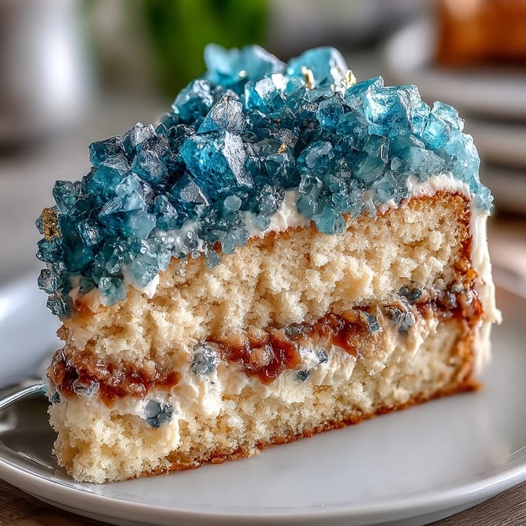 Stunning teal and gold geode slice cake, perfect graduation centerpiece with shimmering metallic details.