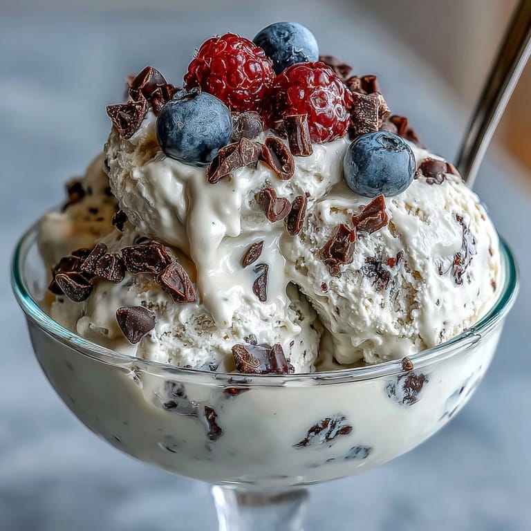 Indulge in TikTok Cottage Cheese Ice Cream, a visually rich, frozen, guilt-free delight.