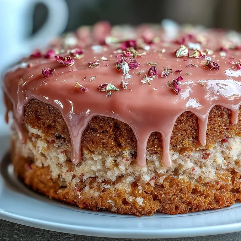 Decadent Bridal Shower Rosé Velvet Cake, ready to impress any guest.