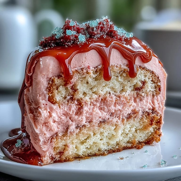 Decadent Bridual Shower Rosé Velvet Cake, beautifully adorned with a luxurious gold drip finish.